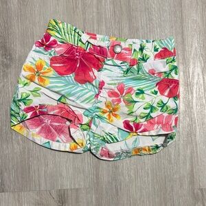 Place Kids Floral Shorts - Red, Green, Yellow